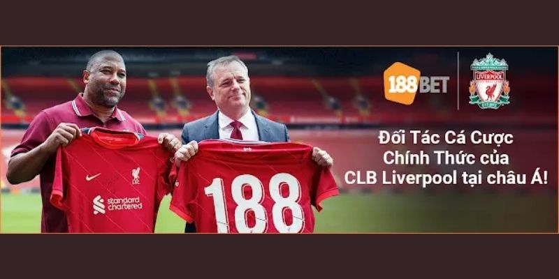 188bet tài trợ cho nhiều CLB bóng đá chuyên nghiệp